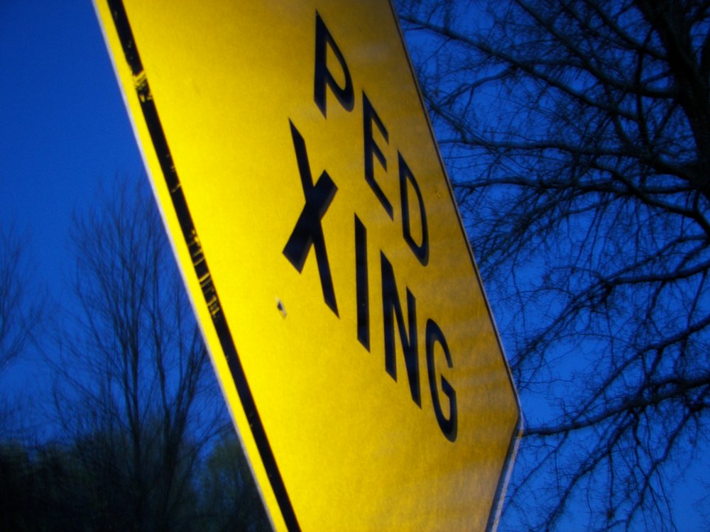 Ped Xing - With tree.