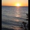 Sunset over Lake Michigan